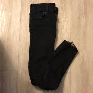 NEVER WORN! High waisted black jeans